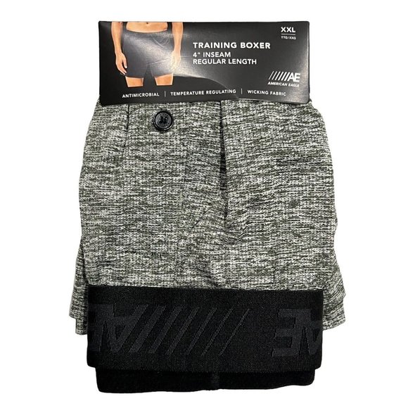 NWT AMERICAN EAGLE Training Boxer 4" Inseam Sz XXL Green - Picture 1 of 3